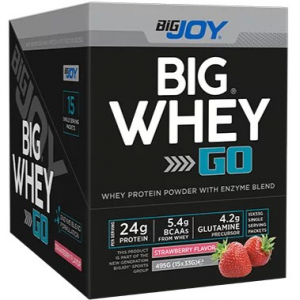 BigJoy Sports BigWhey Go Whey Protein Çilek 458 Gr