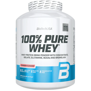 BioTechUSA 100% Pure Whey Çilek 2270 Gr