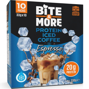 Bite&More Espresso Proteinli Soğuk Kahve 33 Gr x 10 Adet  330 Gr