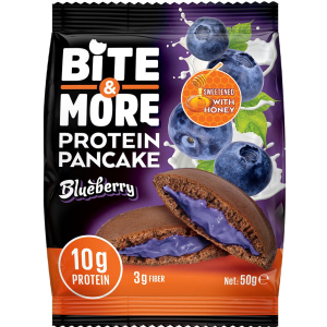 Bite&More Yaban Mersinli Protein Pankek 50 Gr x 12 Adet Yaban Mersini 600 Gr