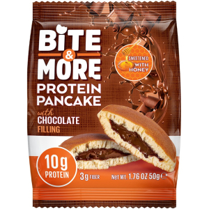 Bite&More Çikolatalı Protein Pankek 50 Gr x 12 Adet Çikolata 600 Gr