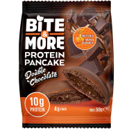 Bite&More Çift Çikolatalı Protein Pankek 50 Gr x 12 Adet