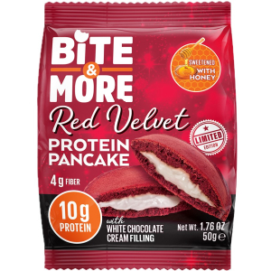 Bite&More Red Velvet Protein Pankek 50 Gr x 12 Adet  600 Gr