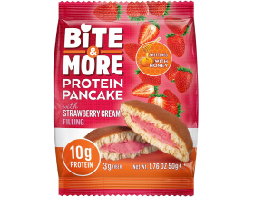 Bite&More Çilekli Protein Pankek 50 Gr x 12 Adet Bite&More Çilekli Protein Pankek 50 Gr x 12 Adet