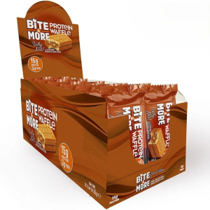 Bite&More Fındık Kremalı Protein Waffle 55 Gr x 12 Adet  660 Gr