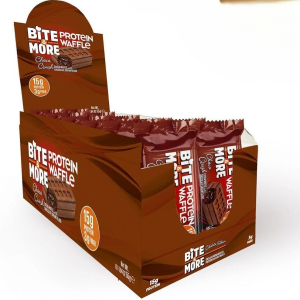 Bite&More Kakaolu Çikolata Kremalı Protein Waffle 55 Gr x 12 Adet  660 Gr