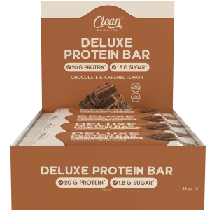 Clean Powders Deluxe Protein Bar 55 Gr 12 Adet Çikolata Karamel 660 Gr
