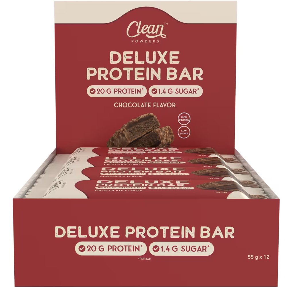 Clean Powders Deluxe Protein Bar 55 Gr 12 Adet Çikolata 660 Gr
