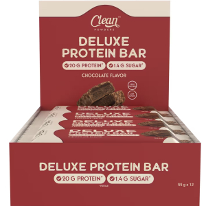 Clean Powders Deluxe Protein Bar 55 Gr 12 Adet Çikolata 660 Gr
