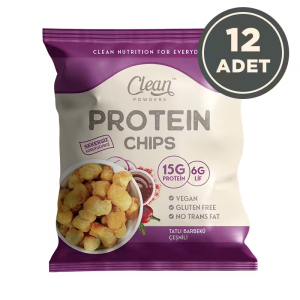 Clean Powders Protein Chips Tatlı Barbekü 12 Adet