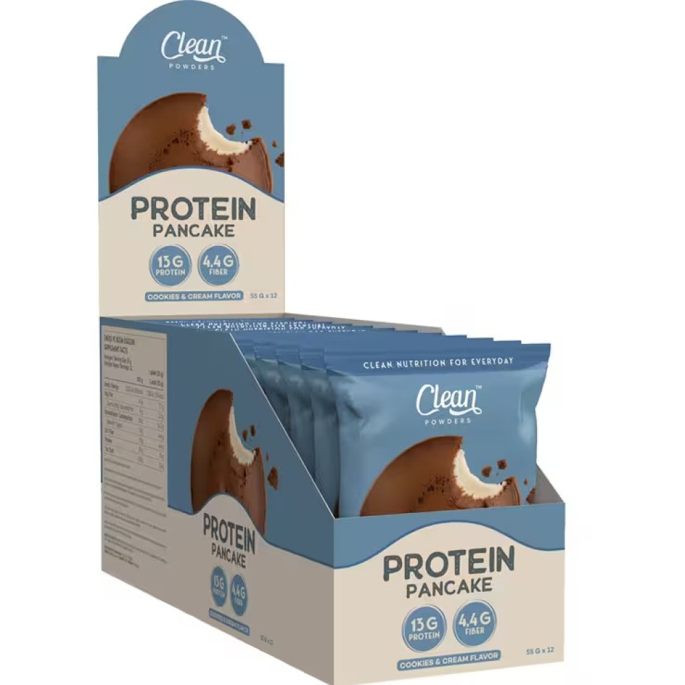 Clean Powders Protein Pancake 50 Gr 12 Adet Kurabiye 660 Gr