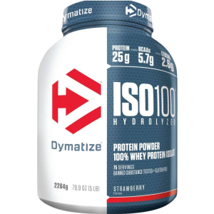 Dymatize ISO Hydrolized Whey Protein Isolate Çilek 2264 Gr