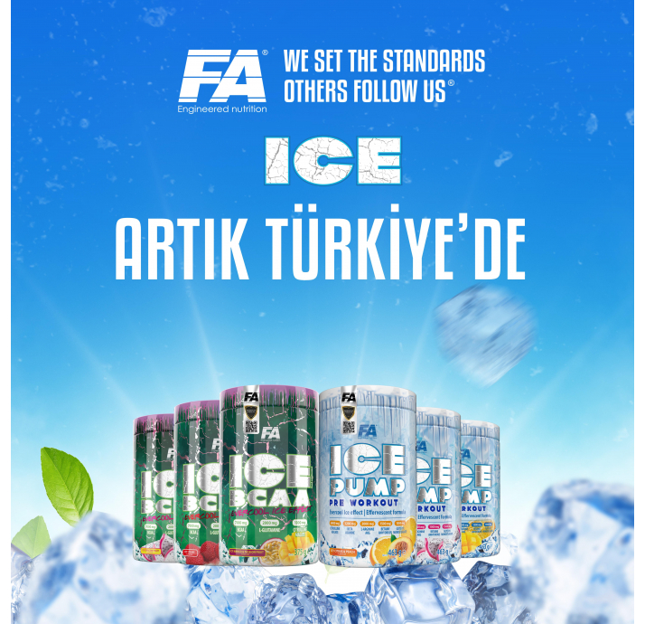 FA Nutrition Ice Pump Pre-Workout Şeftali 463 Gr
