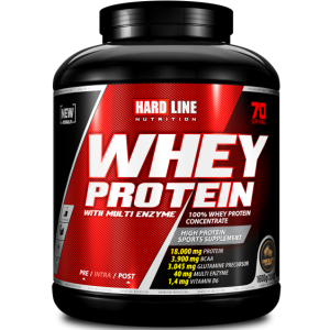 Hardline Nutrition %100 Whey Protein Çikolata 1600 Gr