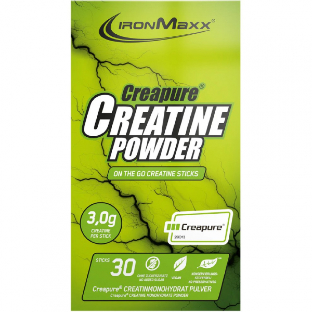 IronMaxx Creatine Creapure Sticks Aromasız 102 Gr