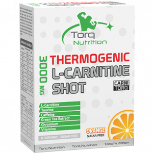 Torq Nutrition Thermogenic L-Carnitine Shot Portakal 8 Adet