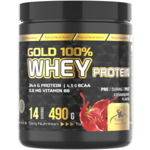 Torq Nutrition Gold %100 Whey Protein Çilek 490 Gr