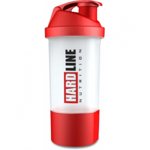 Hardline Kırmızı Hazneli Shaker  600 ML
