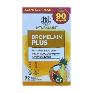 Naturalnest Bromelain Plus 90 Kapsül Ananas 90 Kapsül