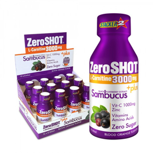ZeroSHOT L-Carnitine Plus Sambucus 60 ml 3000 mg  12 Shot