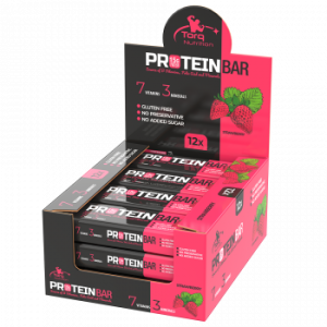 Torq Nutrition Protein Bar Çilek 12 Adet