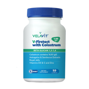 Velavit V-Firstect with Colostrum Takviye Edici Gıda 30 Kapsül  30 Kapsül