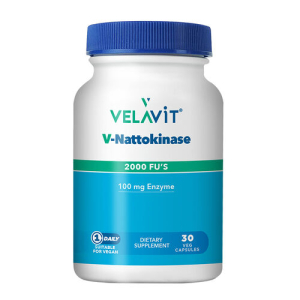 Velavit V-Nattokinase Takviye Edici Gıda 30 Kapsül  30 Kapsül