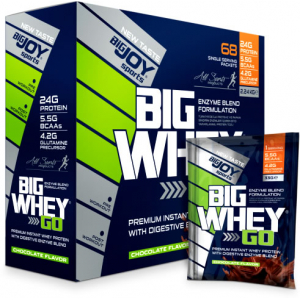 BigJoy Sports BigWhey Go Whey Protein 68 Şase Çikolata 2244 Gr