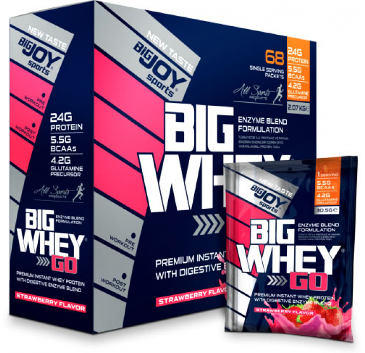 BigJoy Sports BigWhey Go Whey Protein 68 Şase Çikolata 2244 Gr