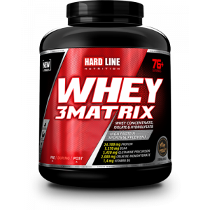 Hardline Whey 3Matrix Çikolata 2300 Gr