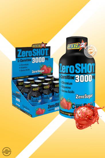 ZeroShot L-Carnitine Çilek Aromalı 60 mL*12 Adet