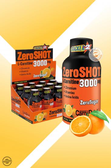 ZeroShot L-Carnitine Portakal Aromalı 60 mL*12 Adet