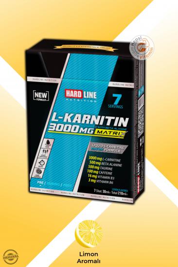 Hardline L-Carnitine Matrix 3000 mg 7 Ampul
