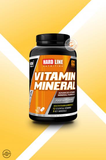 Hardline Vitamin Mineral 120 Tablet